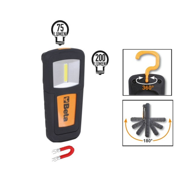 BETA Lampada 1 led 200 lumen ricaricabile