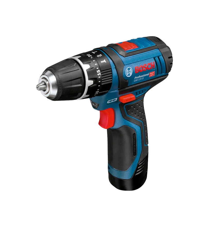 BOSCH Avvitatore GSB 12V-15 + 2 batterie