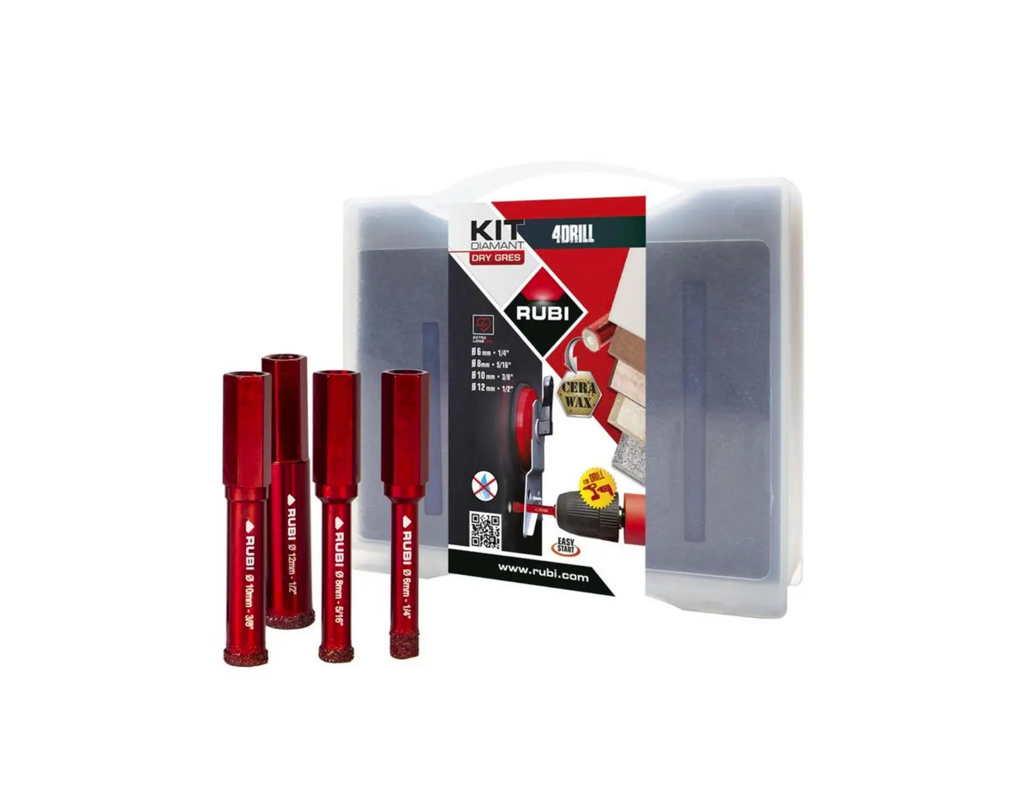 RUBI Kit frese drygres 4drill Attrezziamoci Attrezziamoci