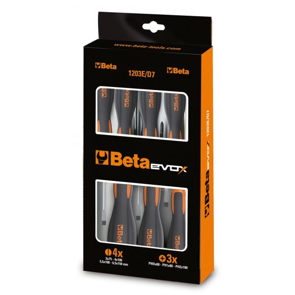 BETA Confezione giraviti EVOX 1203E/D8P 8PZ
