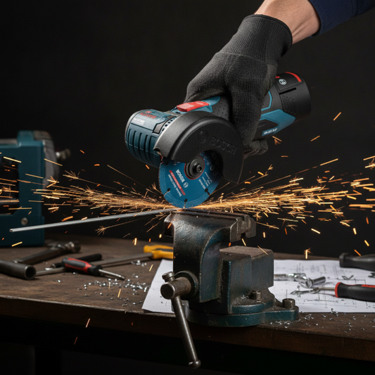 BOSCH Smerigliatrice angolare GWS 12V-76 Bosch Elettroutensili Attrezziamoci