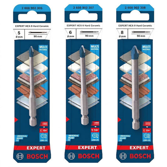 Kit BOSCH Punta EXPERT HEX-9 Hard Ceramic 5-6-8 mm Attrezziamoci  Attrezziamoci