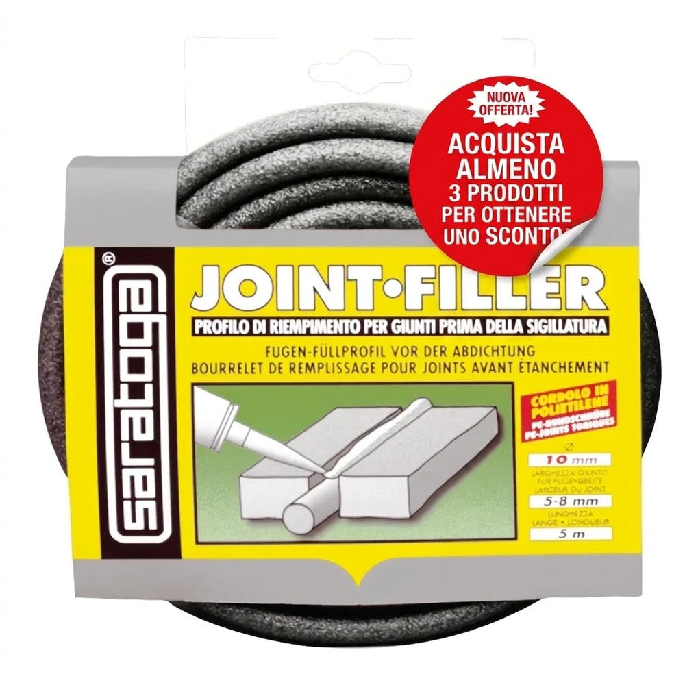 SARATOGA Joint Filler 5mt Profilo di Riempimento per Giunti