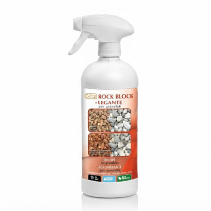 GEAL ROCK BLOCK - Consolidante per granulati LT. 0,75 / 5 Geal Trattamenti Attrezziamoci