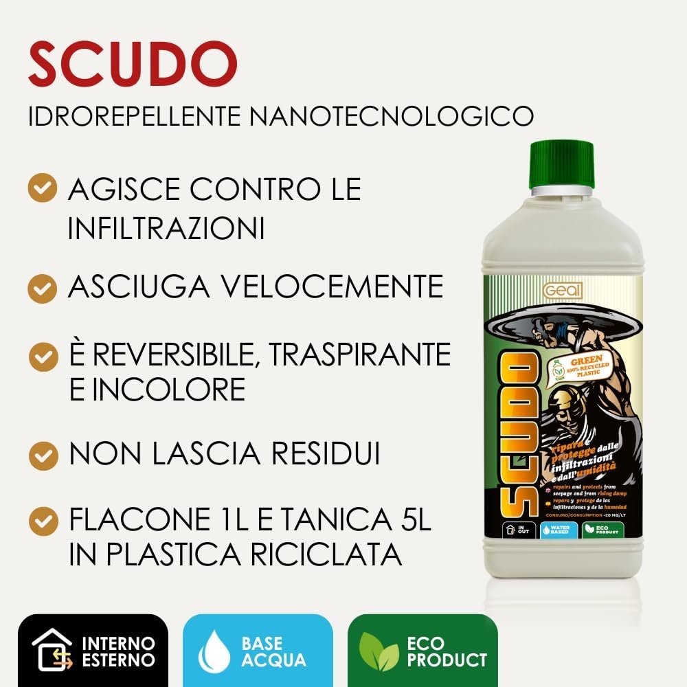 GEAL SCUDO Idrorepellente pavimenti e rivestimenti Attrezziamoci  Attrezziamoci