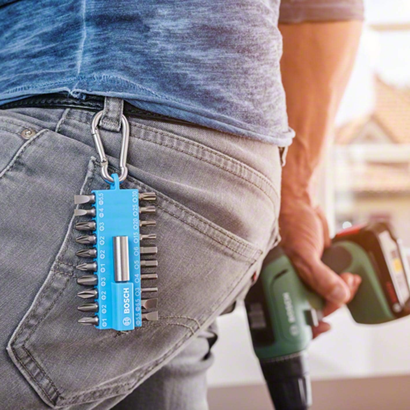BOSCH Set di Inserti BIT per Avvitamento con Moschettone - 21 pz Bosch  Attrezziamoci