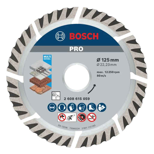 BOSCH disco diamantato multimateriale PRO Bosch  Attrezziamoci