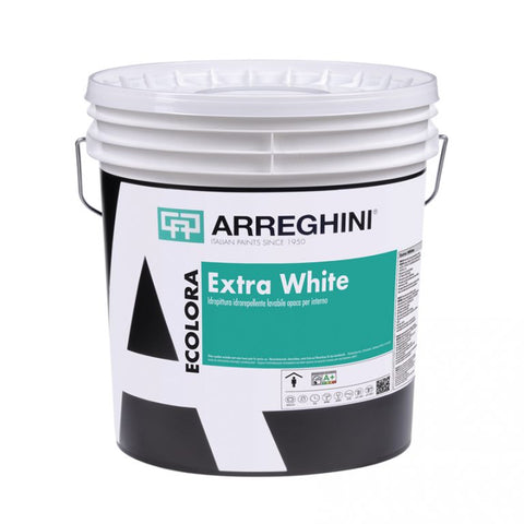 C.ARREGHINI Pittura murale per interno Lavabile Ecolora Extra White Lt.14