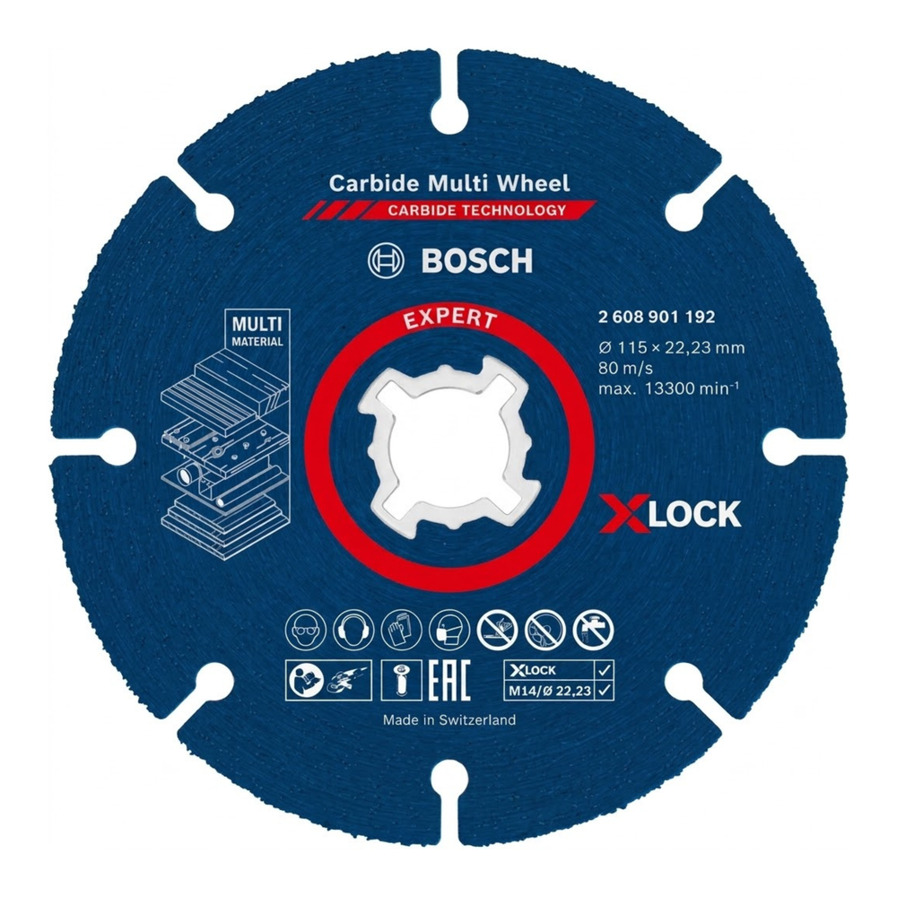 BOSCH Disco da Taglio X-LOCK EXPERT Multi Disco al Carbonio