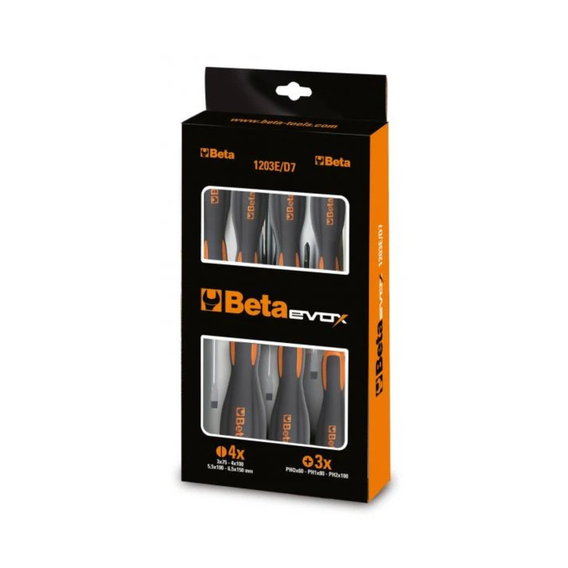 BETA Confezione giraviti EVOX 1203E/D8P 8PZ Beta Set giraviti Attrezziamoci