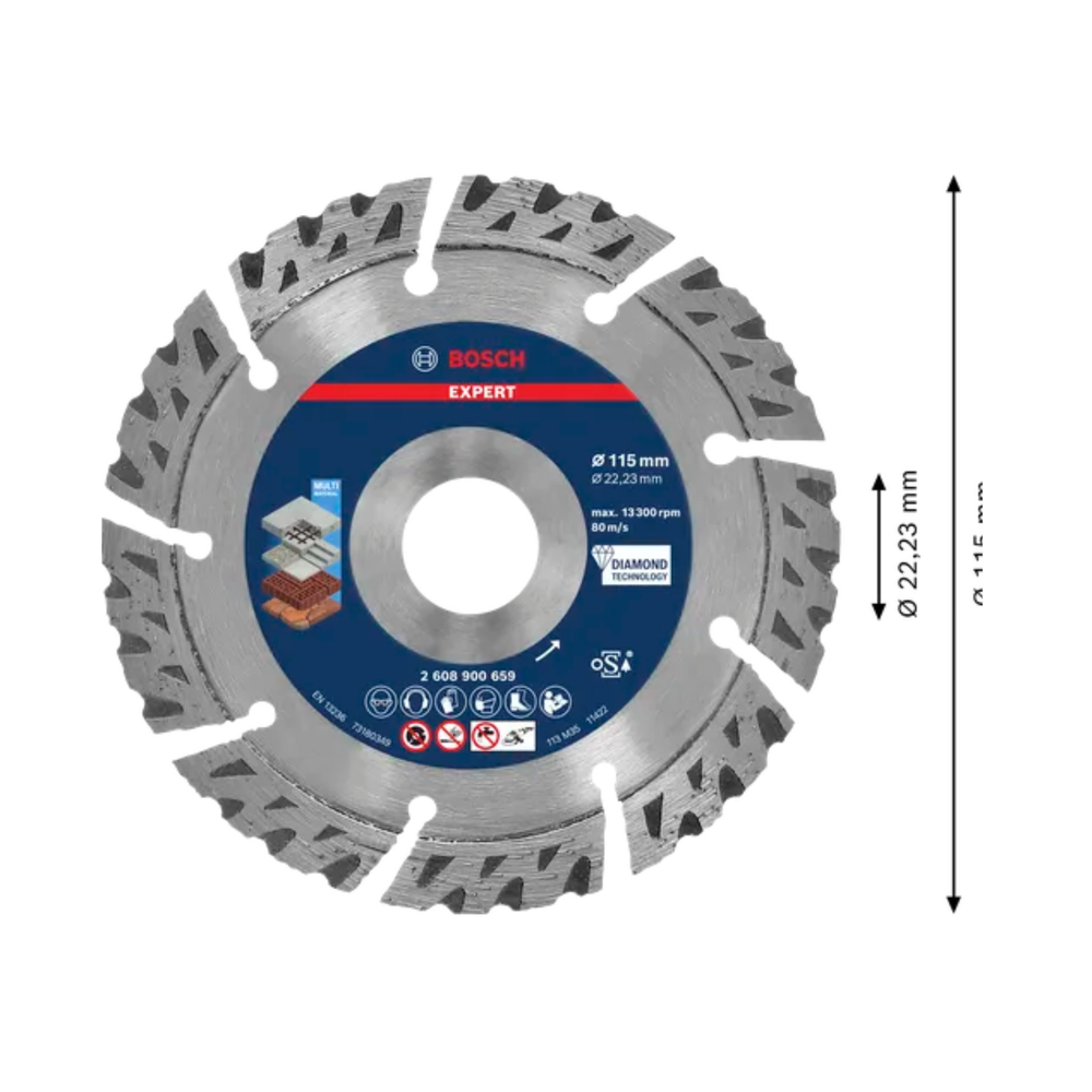 BOSCH Disco diamantato EXPERT Multi Material
