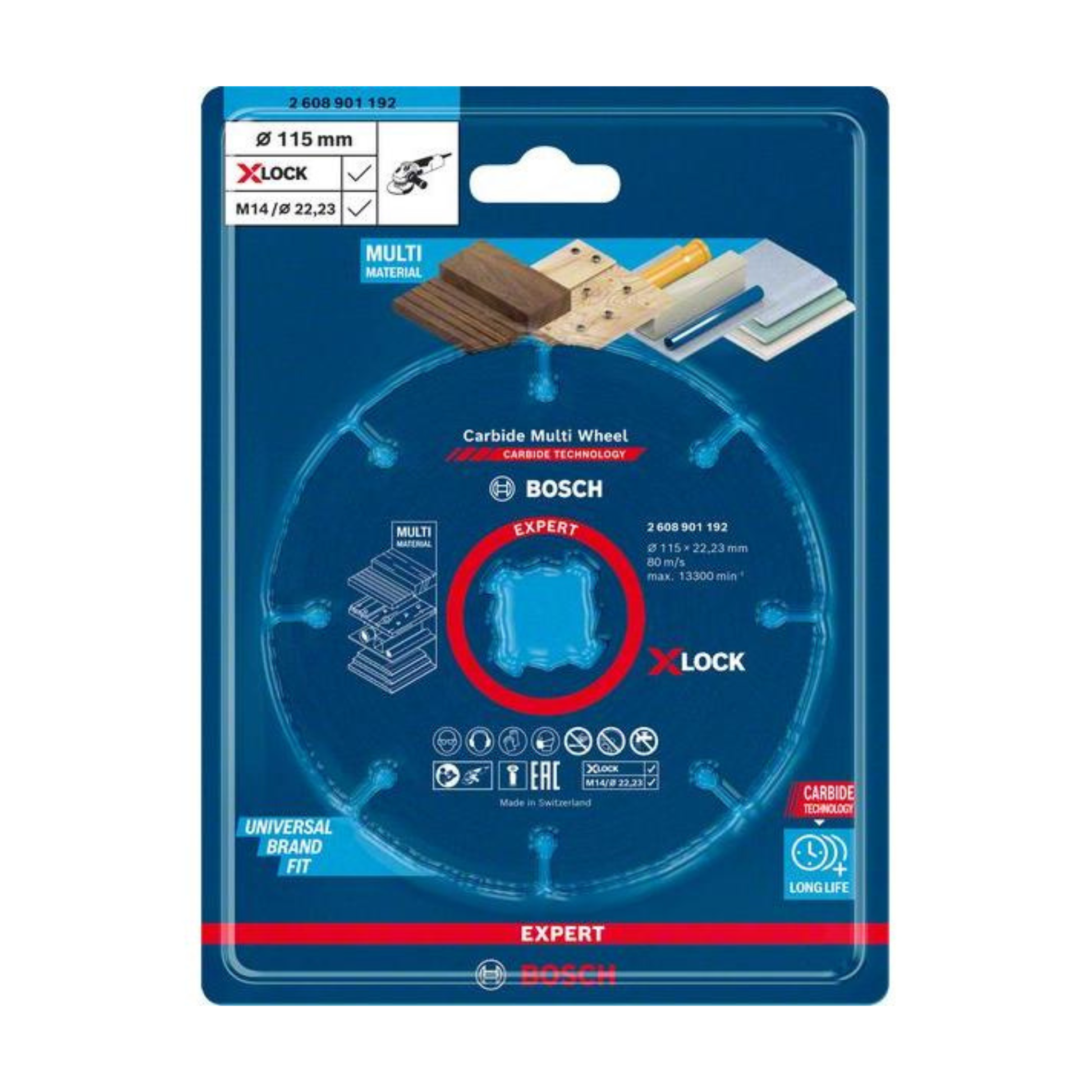 BOSCH Disco da Taglio X-LOCK EXPERT Multi Disco al Carbonio Bosch  Attrezziamoci