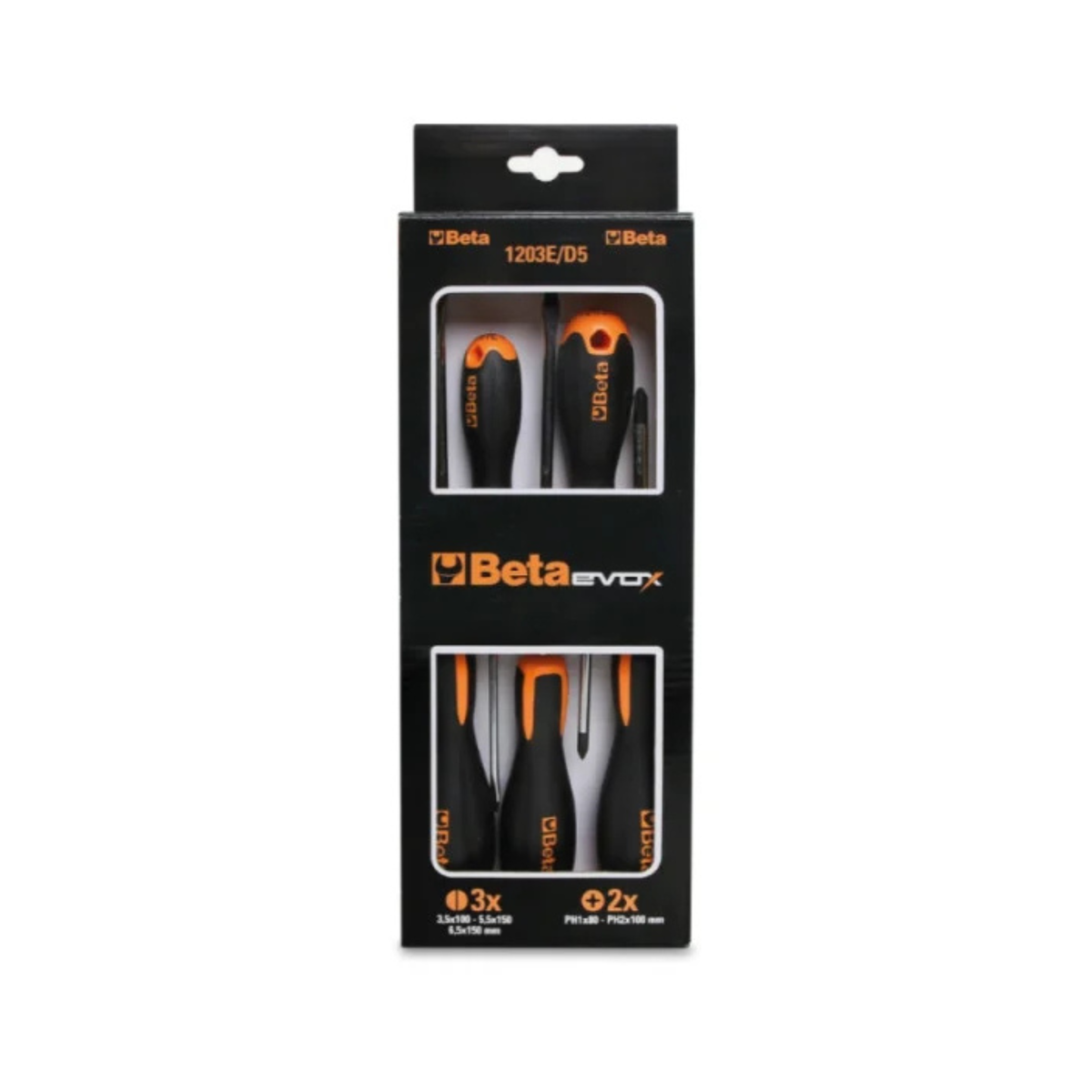 BETA Confezione giraviti EVOX 1203E/D8P 8PZ Beta Utensili manuali Attrezziamoci