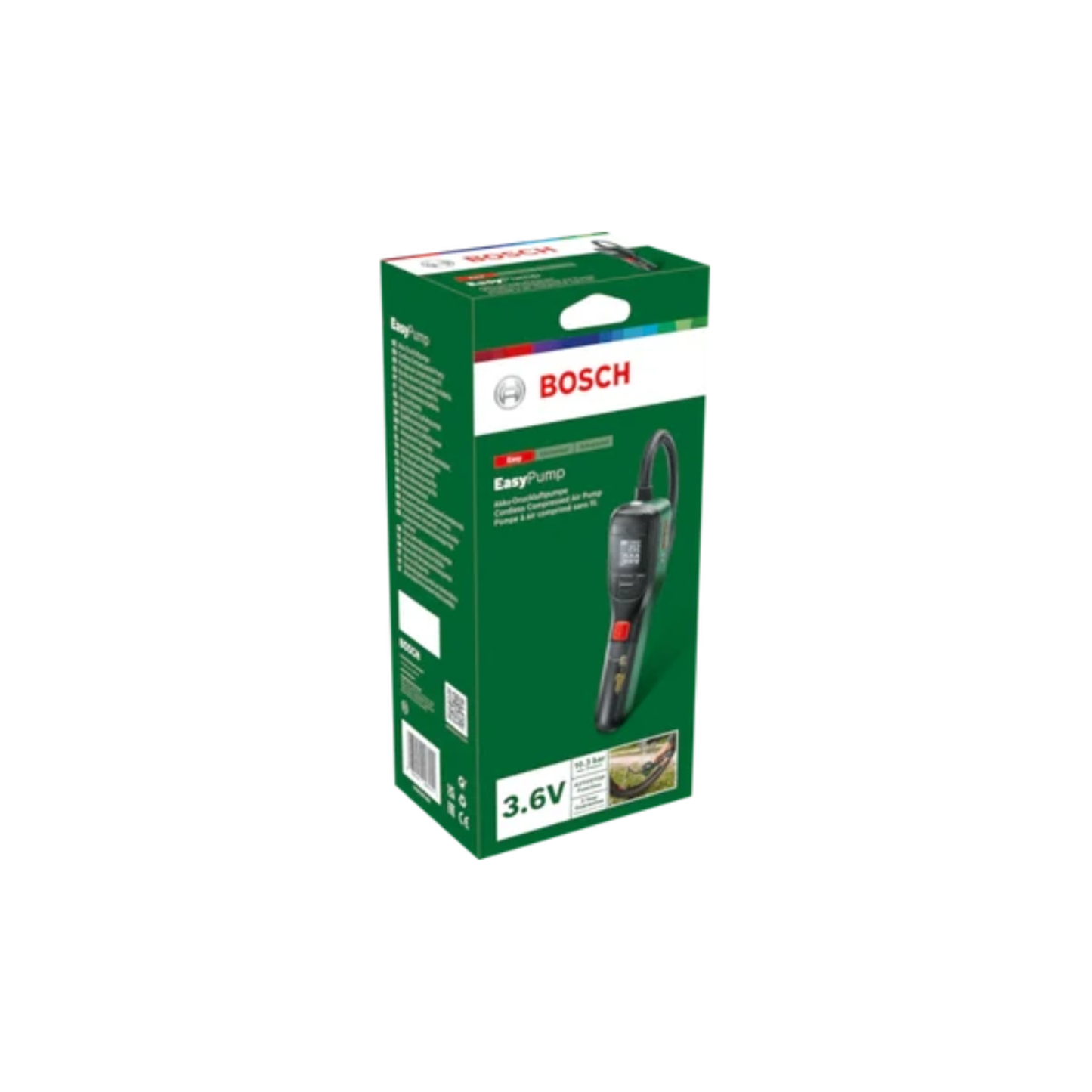 BOSCH EasyPump - Pompa ad aria compressa a batteria Attrezziamoci  Attrezziamoci
