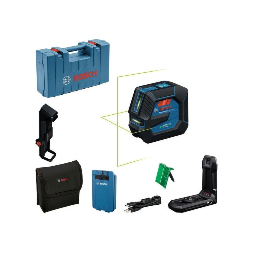 BOSCH Laser GLL 20-22G con batteria e valigia