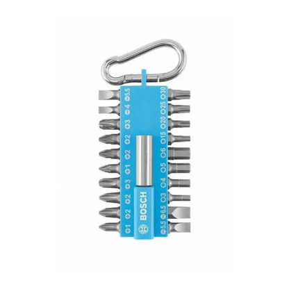 BOSCH Set di Inserti BIT per Avvitamento con Moschettone - 21 pz Bosch  Attrezziamoci
