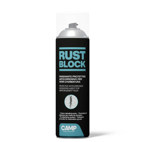 CAMP Rust block passivante anticorrosivo per ferri d'armatura spray ml.500