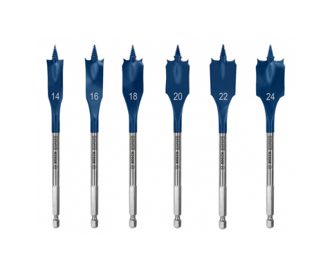 BOSCH Set selfcut mecchie a spada 6 PZ d.14/24