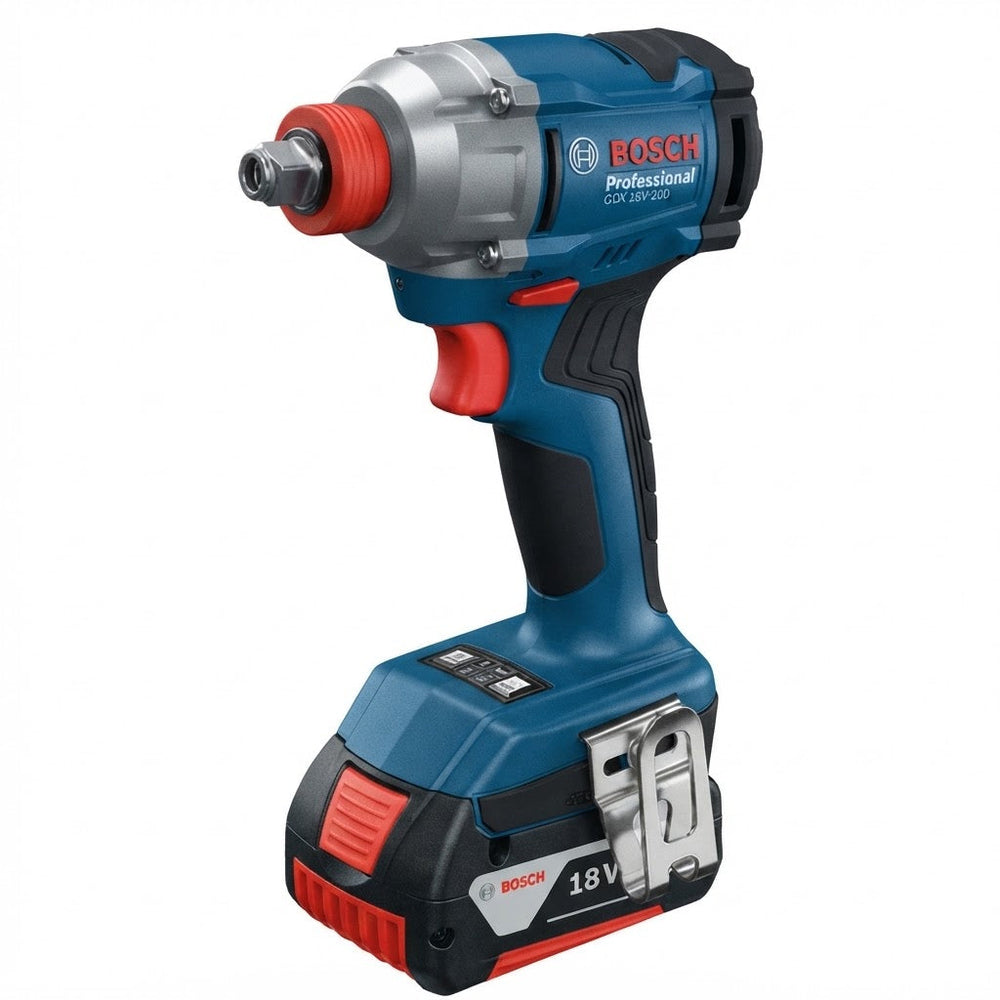 BOSCH GDX 18V-285 - Avvitatore a massa battente a batteria + 2 batterie + caricabatteria