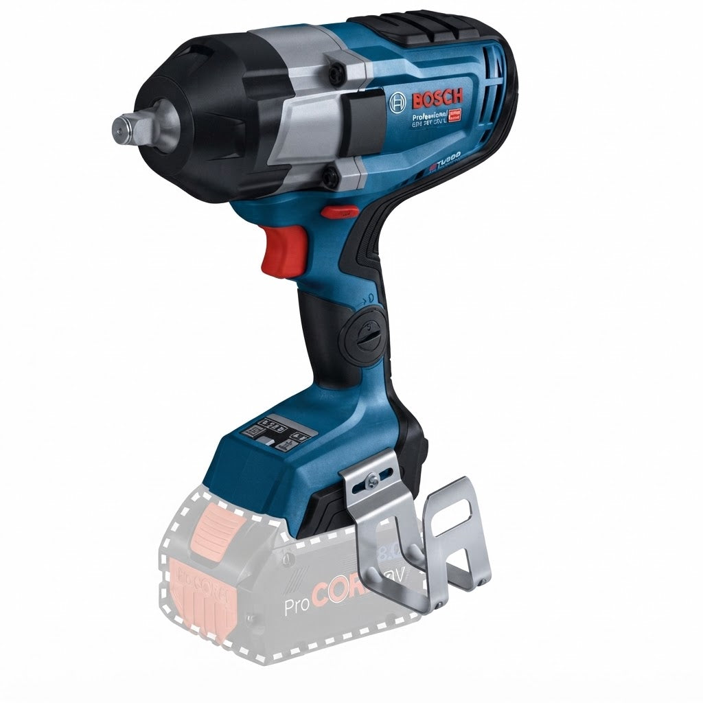 BOSCH GDS 18V-1000 C - Avvitatore a massa battente a batteria + 2 batterie + caricabatteria Bosch Elettroutensili Attrezziamoci