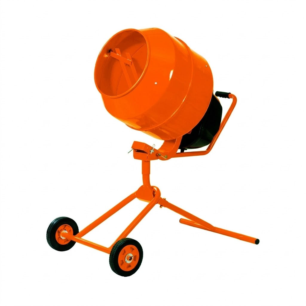 Betoniera frontale lt.135 550w Excel Elettroutensili Attrezziamoci