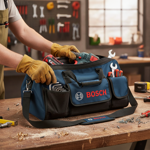 BOSCH Borsa portautensili media Bosch Utensili manuali Attrezziamoci