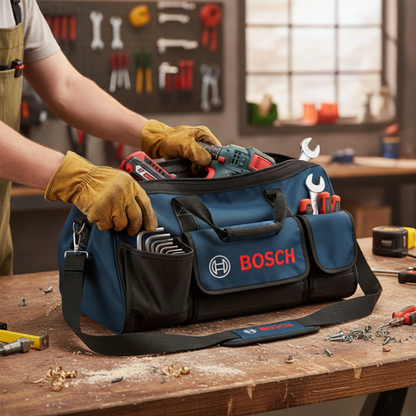BOSCH Borsa portautensili media Bosch Utensili manuali Attrezziamoci