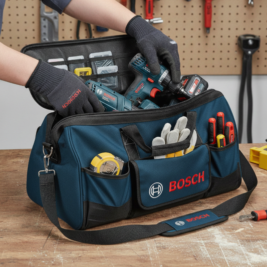 BOSCH Borsa portautensili media Bosch Utensili manuali Attrezziamoci