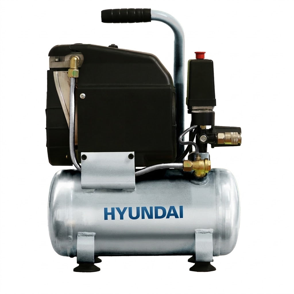 HYUNDAI Compressore 6L oil free 1,1 kW - 65603 Hyundai Elettroutensili Attrezziamoci