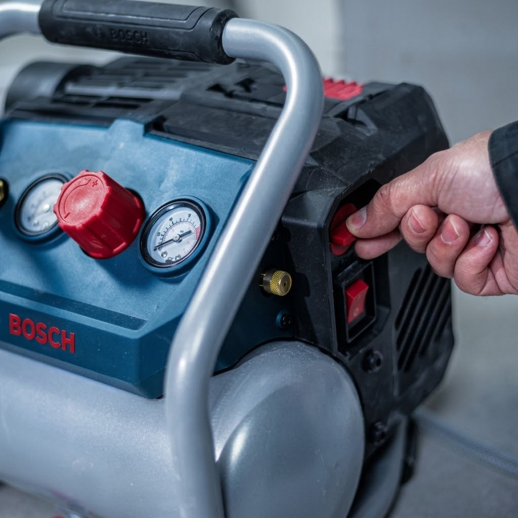 BOSCH GKO 18V-51 - Compressore d'aria a batteria Bosch Elettroutensili Attrezziamoci