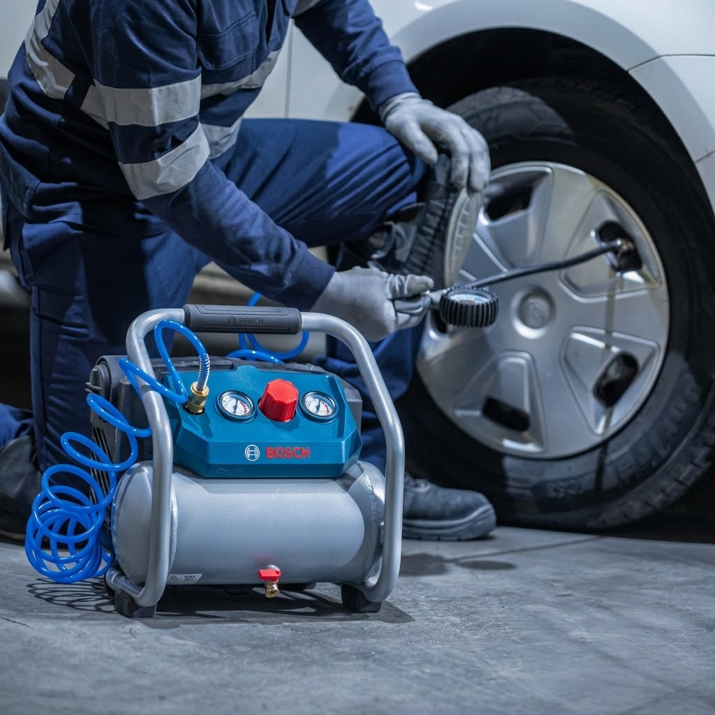 BOSCH GKO 18V-51 - Compressore d'aria a batteria Bosch Elettroutensili Attrezziamoci