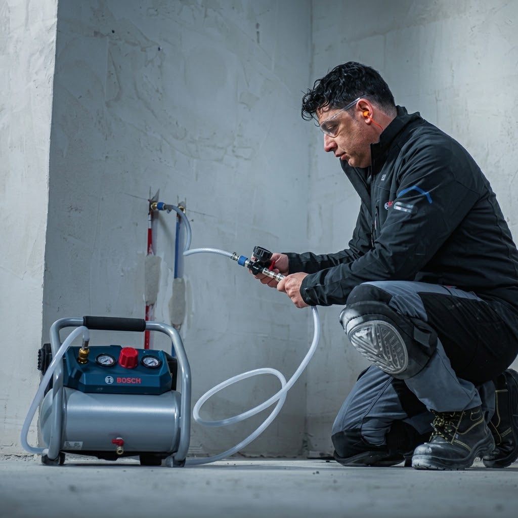 BOSCH GKO 18V-51 - Compressore d'aria a batteria Bosch Elettroutensili Attrezziamoci