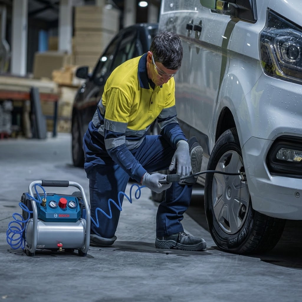 BOSCH GKO 18V-51 - Compressore d'aria a batteria Bosch Elettroutensili Attrezziamoci