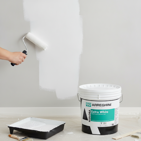 C.ARREGHINI Pittura murale per interno Lavabile Ecolora Extra White Lt.14 C.Arreghini Pitture e vernici Attrezziamoci