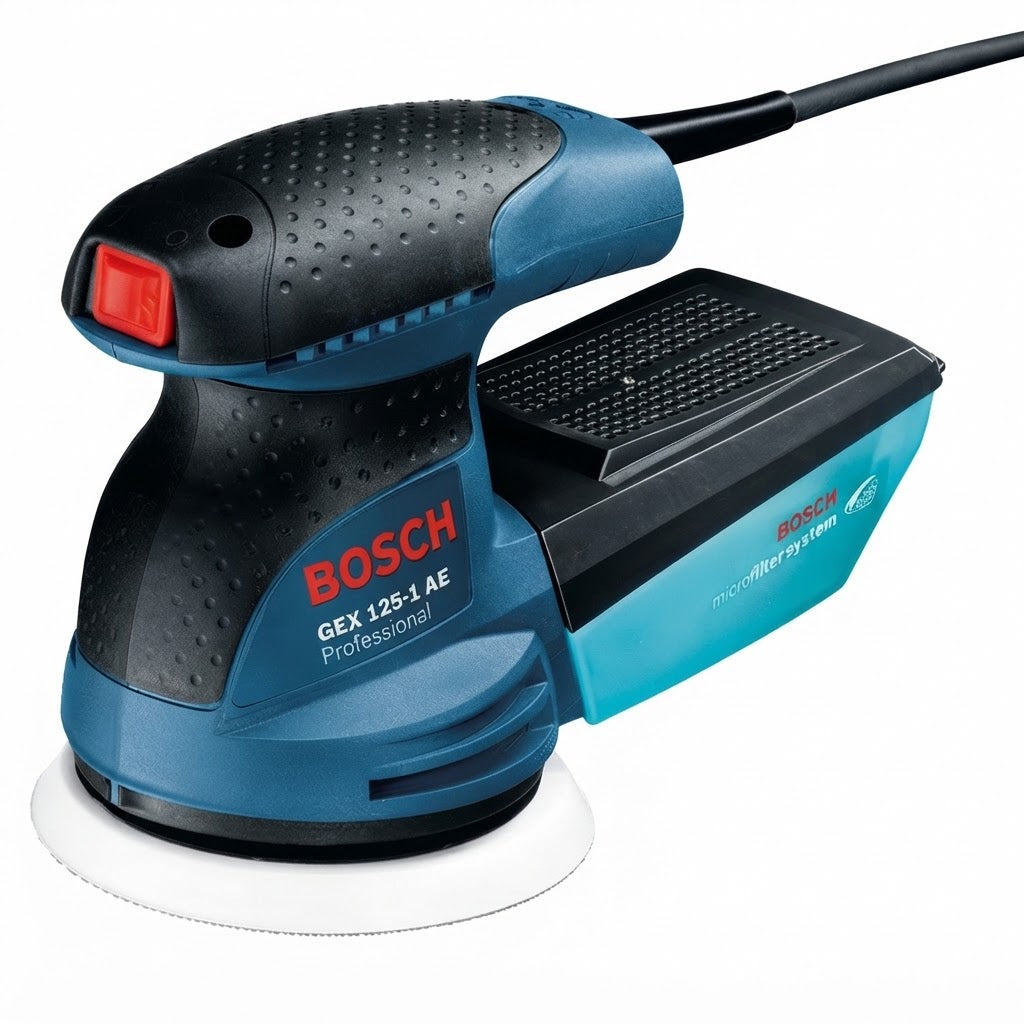BOSCH GEX 125-1 AE - Levigatrice rotoorbitale Bosch Elettroutensili Attrezziamoci