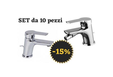 FIMA Carlo Frattini Set da 10 di rubinetteria bagno