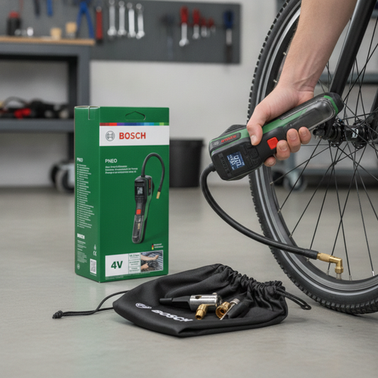 BOSCH PNEO - Mini pompa pneumatica e gonfiatore a batteria Bosch Elettroutensili Attrezziamoci