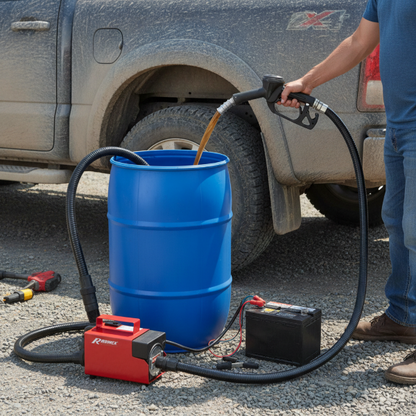 Kit Pompa gasolio 12V Ribimex Attrezzatura per officina Attrezziamoci