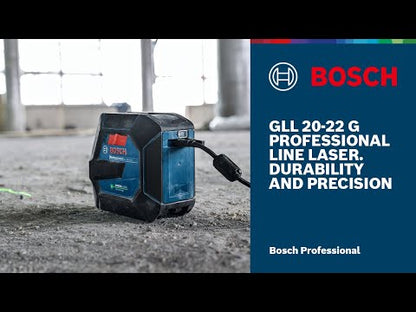 BOSCH Laser GLL 20-22G con batteria e valigia