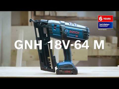 BOSCH Chiodatrice a batteria GNH 18v-64 M