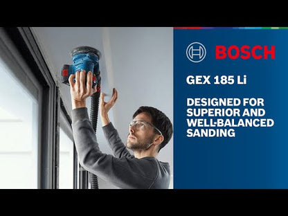 BOSCH GEX 185-LI - Levigatrice rotoorbitale