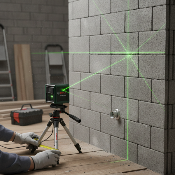 BOSCH livella laser a croce Quigo Green Bosch Strumenti di misurazione Attrezziamoci