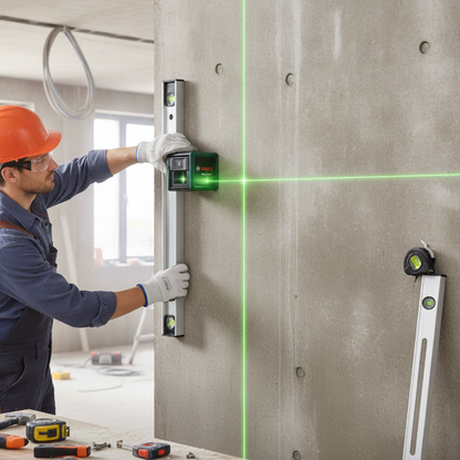 BOSCH livella laser a croce Quigo Green Bosch Strumenti di misurazione Attrezziamoci