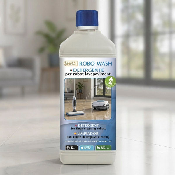 GEAL ROBO WASH - Detergente per robot e lavapavimenti LT. 1 Geal Pulitori Attrezziamoci