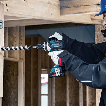 BOSCH GSB 18V-110 C - Trapano battente / Avvitatore a batteria + 2 batterie + caricabatteria Bosch Elettroutensili Attrezziamoci